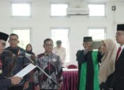 Lantik Pejabat Administrator, Pengawas, Kepala UPTD Puskesmas,  Bupati: Terapkan Nilai BerAKHLAK dan Kembangkan Komunikasi Positif