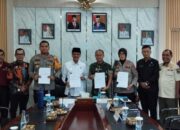 NHPD Pengamanan Pilkada 2024 Di Kabupaten Limapuluh Kota Ditandangani