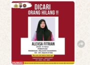 Alexsa Fitrian, Seorang Perempuan Warga Kota Payakumbuh Dilaporkan Hilang