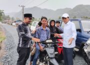 15 Tahun Jalan Rusak Parah, Masyarakat Nagari Sungai Antuan Ucapkan Terima Kasih Kepada Bupati Safaruddin