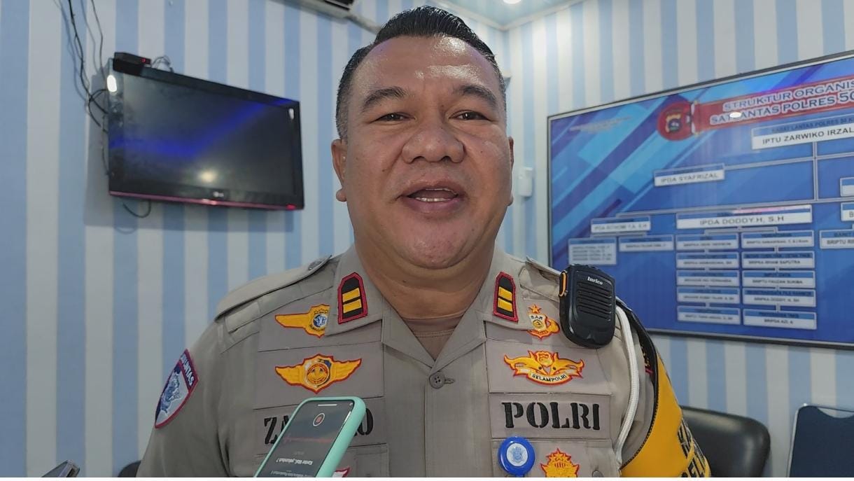 IPTU. Zarwiko Irzal, Kasat Lantas Polres 50 Kota.