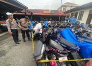 Satlantas Polres Payakumbuh “Kandangkan” Ratusan Kendaraan Hasil Razia Balap Liar