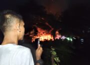 Rumah Permanen di Nan Kodok Terbakar