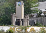 Tugu Kota Sehat di Pertigaan Bypass Pakan Sinayan Koto Nan Ampek Dirusak OTK