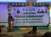 Jaksa Mengajar Di Launching di SMK N 3 Payakumbuh