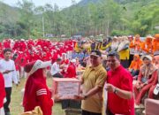 Ribuan Peserta Ikuti Gerak Jalan Sehat Hut Kemerdekaan RI Ke-80, dipusatkan Di Objek Wisata Mangkisi Balai Panjang