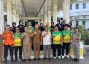 Bupati Limapuluh Kota diwakili Sekda Lepas Atlet Korpri Lima Puluh Kota Ikuti Seleksi Tingkat Provinsi
