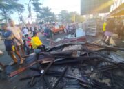 Kerugian Capai 34 M lebih, Polres Payakumbuh Masih Selidiki Penyebab Kebakaran Pusat Pertokoan Blok Barat Pasar Payakumbuh 