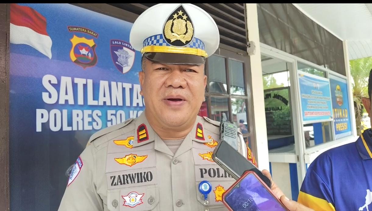 IPTU. Zarwiko Irzal, Kasat Lantas Polres 50 Kota.