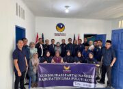 Partai NasDem Kabupaten Limapuluh Kota Gelar Konsolidasi, Alia Efendi: Target Menang Pemilu 2029