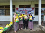 Polres Pasaman Barat Distribusikan Beras SPHP di Plasma III Bukit Nilam
