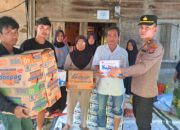 Polres Pasbar Salurkan Bantuan Bagi Korban Bencana Alam