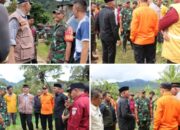 Dandim 0306/50 Kota Bersama Bupati 50 Kota Dampingi Gubernur Sumbar Tinjau Lokasi Terdampak Bencana Nagari Koto Tinggi