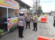 Kapolres Pasaman Barat Cek Pos Pelayanan dan Pengamanan Operasi Lilin Singgalang 2025