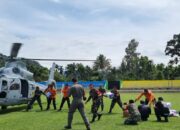Dibawa Menggunakan Helikopter, Kabupaten Limapuluh Kota Terima Bantuan Bencana dari BNPB