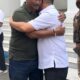 Gubernur Banten, Andra Soni (Kanan) Menyambut Hangat Nasrul Kenong, Wartawan Luak Limapuluh (Kota Payakumbuh dan Kabupaten Limapuluh Kota) Yang Datang Bersilaturahmi Dalam Rangka Hari Pers Nasional Tahun 2026 di Provinsi Banten.