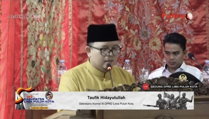 Dari Bupati Hingga Insan Pers Dido’akan Pada Sidang Paripurna Istimewa HUT Kabupaten Limapuluh Kota ke 185