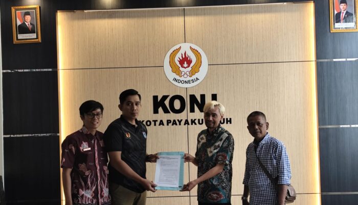 Jeffry Ricardo “Bule” Magno Ambil Pendaftaran Balon Ketua KONI Payakumbuh 