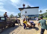 Kurban Perdana, Di Mesjid Musafir Potong 1 Ekor Sapi 