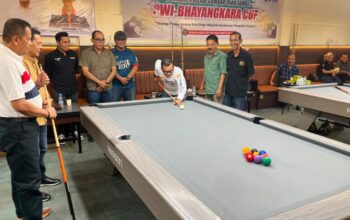 Bupati 50 Kota Buka Turnamen Bilyar PWI-Bhayangkara Cup I 2026