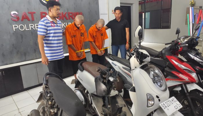 Beraksi Diberbagai TKP, Satreskrim Polres Payakumbuh Bekuk Duo Residivis Curanmor 